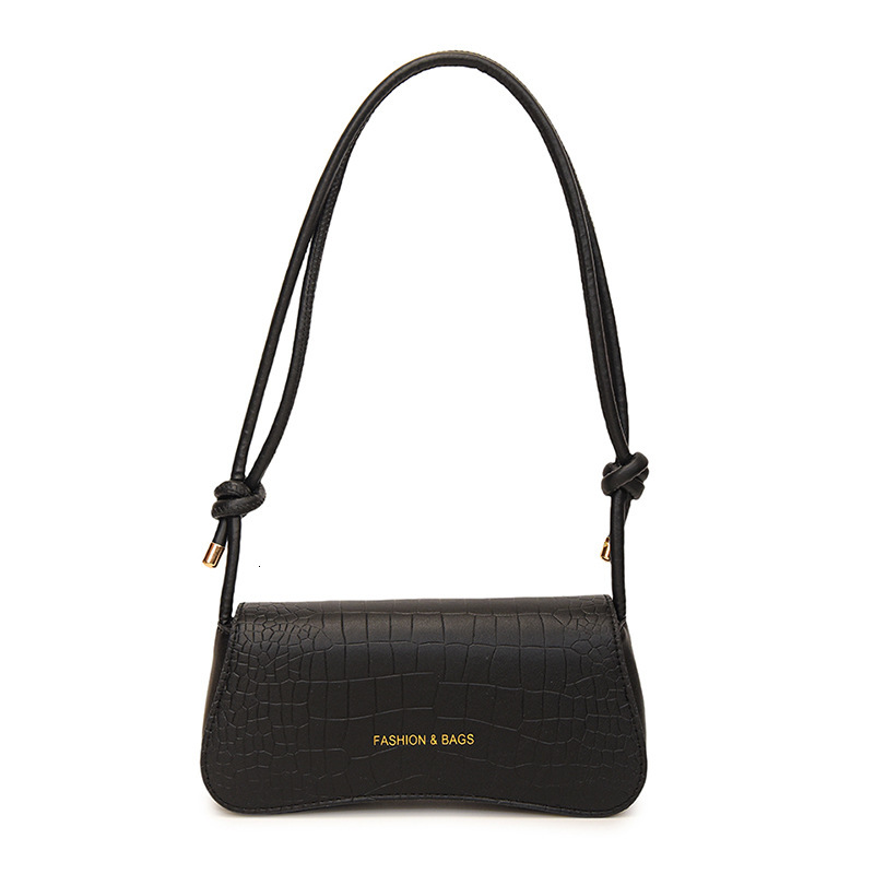 Niche Luxury Bag Texture Armpit New Free Delivery Designer Bag 2025 Spring/summer New Crocodile Pattern Small Square Bag Stylish Commuting Shoulder Cr