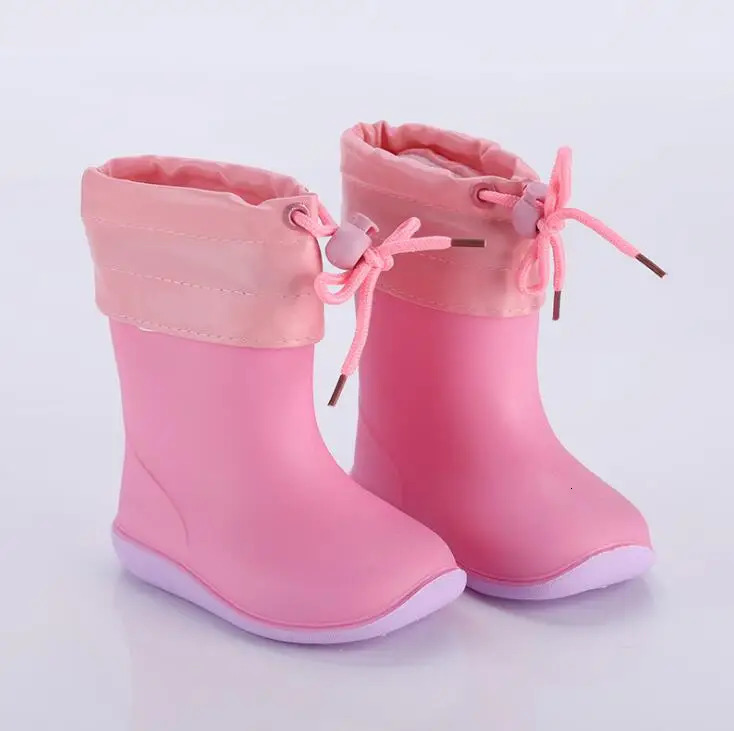 Children Shoes Toddler Infant Kids Baby Boys Girls PVC Rain Boots Waterproof Non-Slip Shoes Kids Shoes 250515