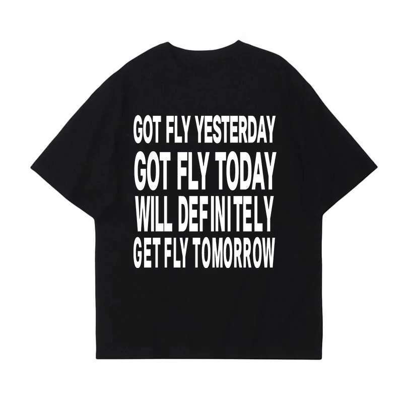 Men Y2K Cotton Hiphop Haruku Letter Print Retro Top Grunge Goth Streetwear Tee Punk Oversized Short Sleeve T-shirt EMO