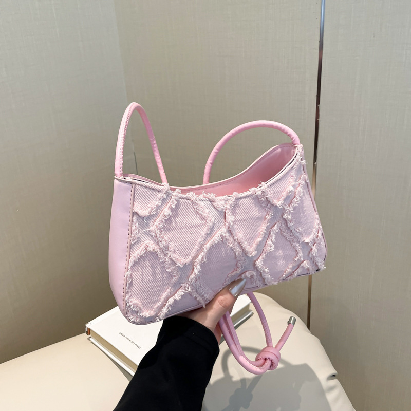Large Capacity Tote New Luxury Bag Free Delivery Designer Bag Bag Women's 2025 New Handbag Niche And Stylish Texture Diamond Grid Commuting Singl