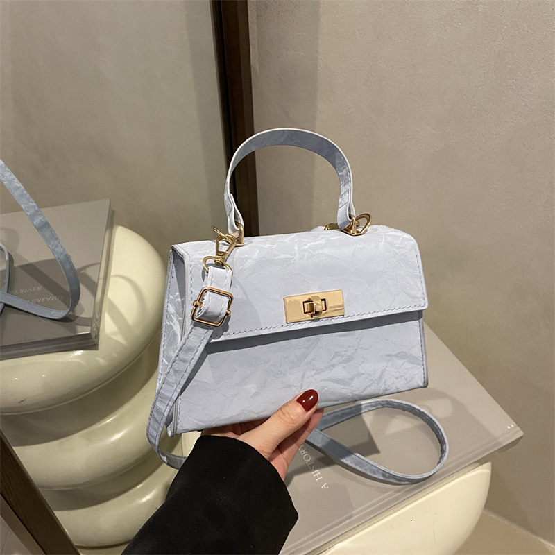 Spring Summer New Fashion Crossbody Simple Commuter Trendy Korean Version New Free Delivery Designer Bag Solid Color Single Luxury Bag Shoulder Small 