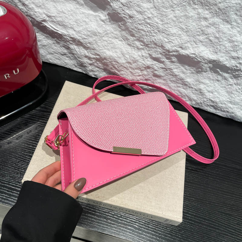 New Splicing Versatile Shoulder Luxury Bag For Spring 2025 Handheld Square Casual Color Contrasting Bag Women's Small New Free Delivery Designer 