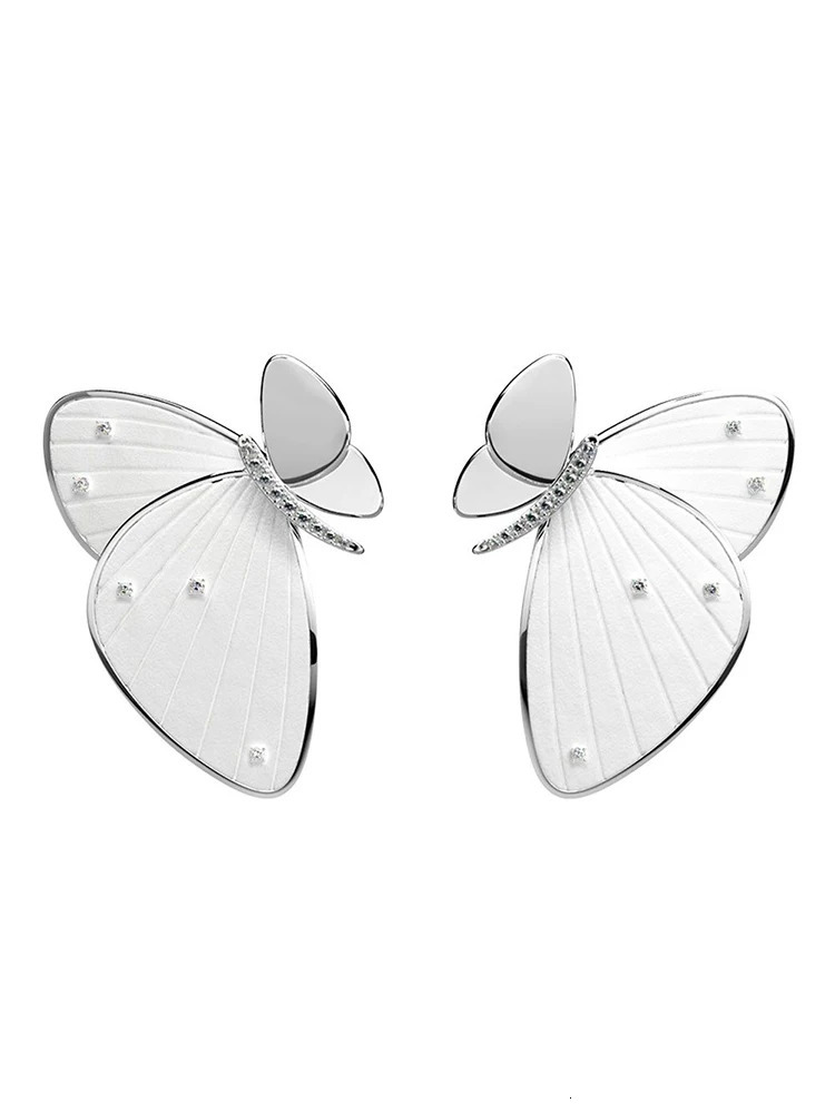 Butterfly Earrings Alloy Material Sweet Romantic Style Men And Women Jewelry Party Gift 250515