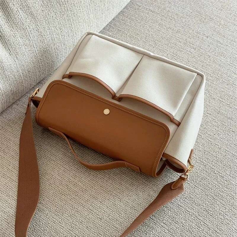 Korean Mommy Large Capacity Handbags Multi-functional Casual Baby Messenger Mother Diaper Bag for Women
