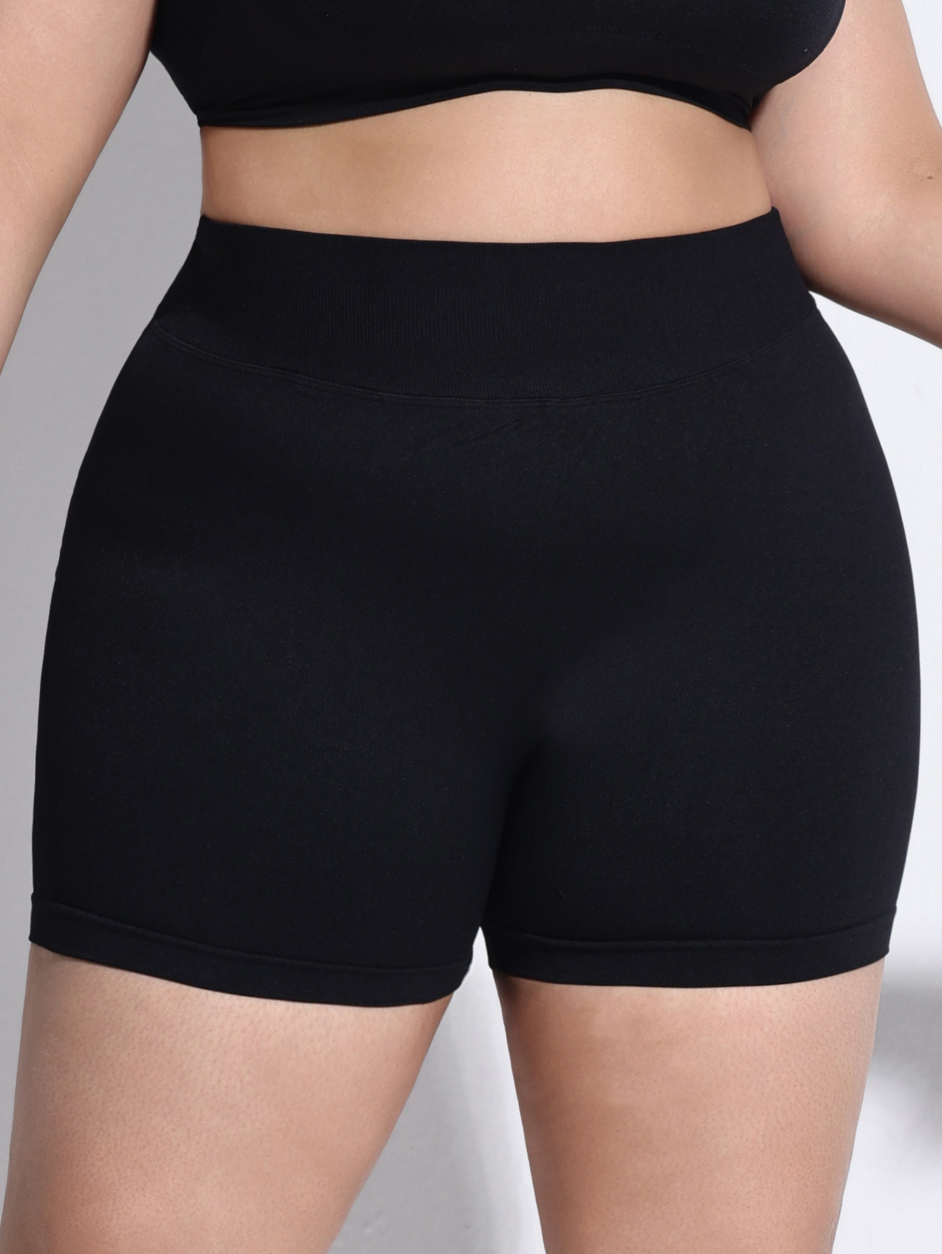 Plus Size Sports Peach Buttocks Shorts Running Skinny Buttocks Yoga Shorts Fitness Three-point Pants