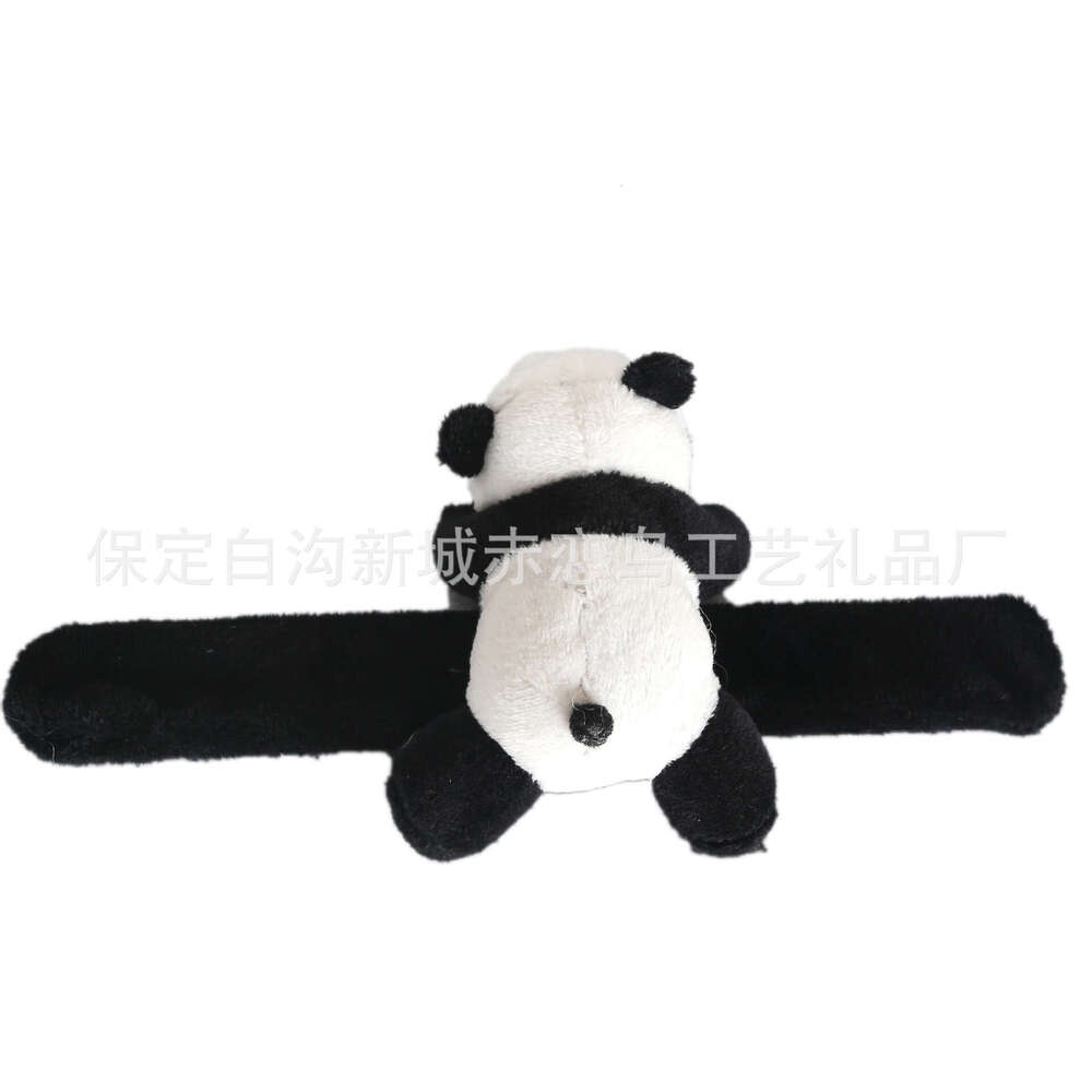 Panda brooch crouching bear pin cute panda doll cartoon plush accessories