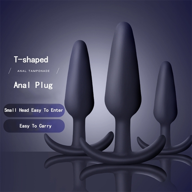 SML Sexy Toys Anal Plug Butt Vibrator WomenMen Soft Silicone Erotic Anal Plug Training Adults Sex Toys for Couple Women Gay 250410