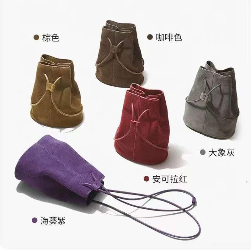 High Quality Designer Bags New Mini Commuter Messenger High-End Niche Design Retro Matte Mobile Phone Bucket Bag Casual Versatile Luxury Bag