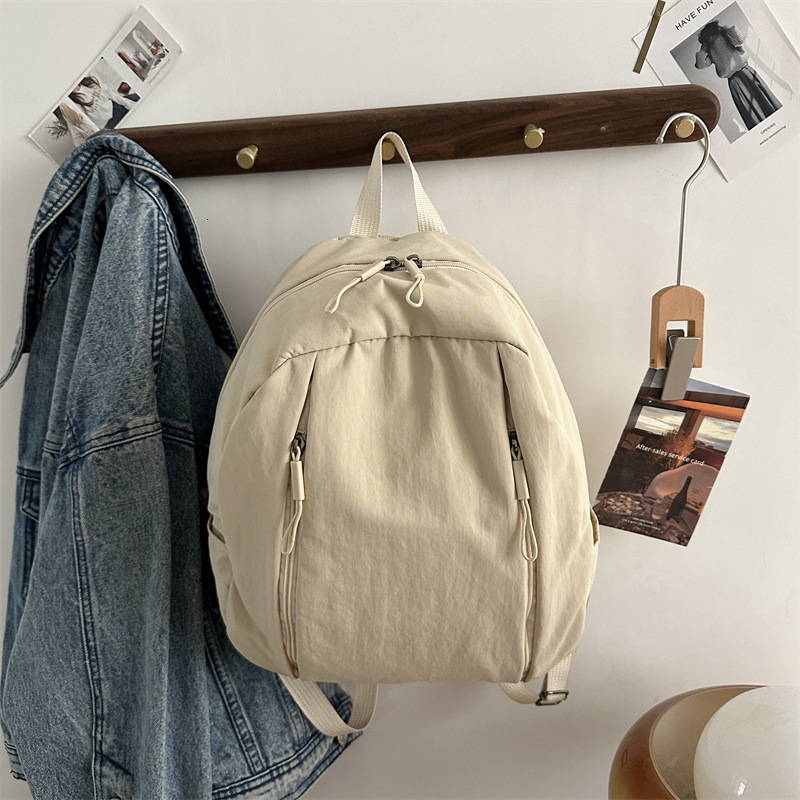 Free Delivery Designer Bag Fashionable And Versatile Backpack Women In The Spring Of 2025 Soft Girl For School Students High Looks Lazy Style Backpack