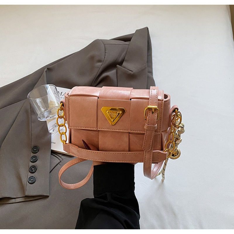 2025 New Popular Free Shipping Designer Women designer Bag Solid Color Single Shoulder Small Square Bag Rice White Silver Pink Brown