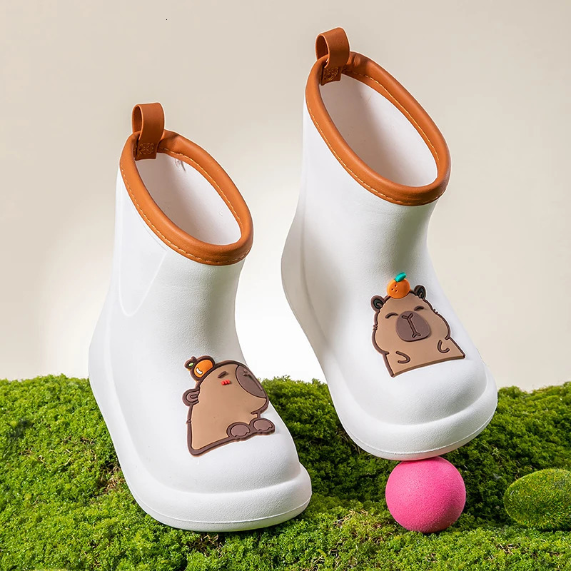 capybara children rain boots for kids child waterproof boots boy rain shoes for girl decorative stock water boot rain 250515