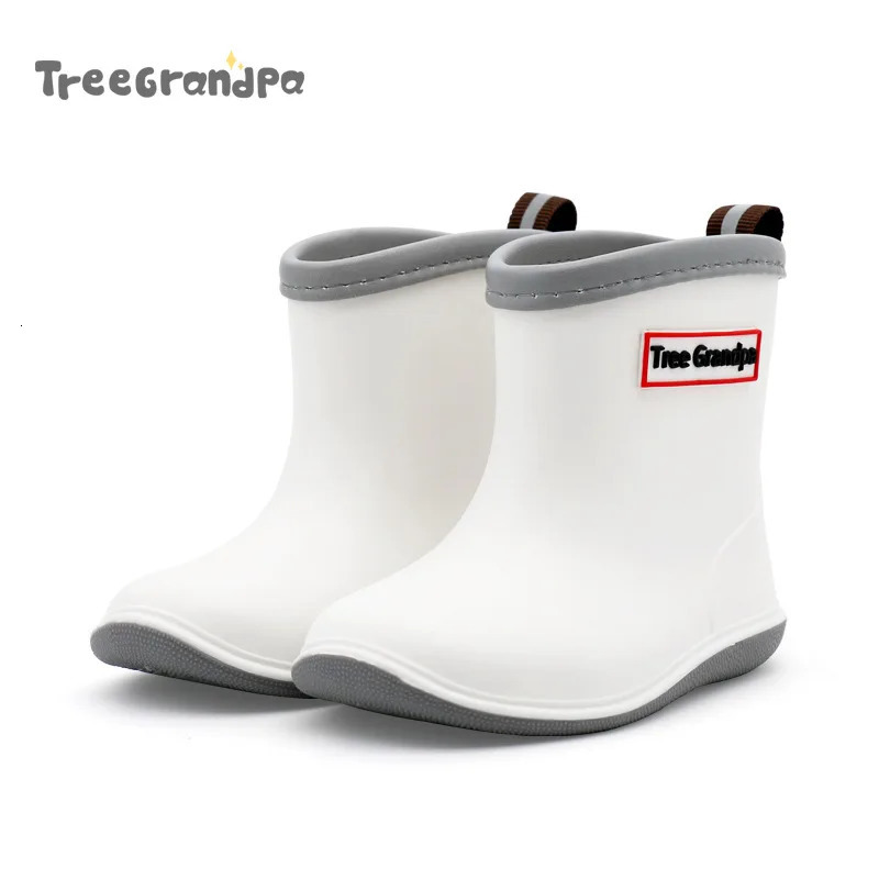 rainy day childrens rain shoes soft bottom lightweight small children men women baby mid-calf rain boots toddler water shoe 250515
