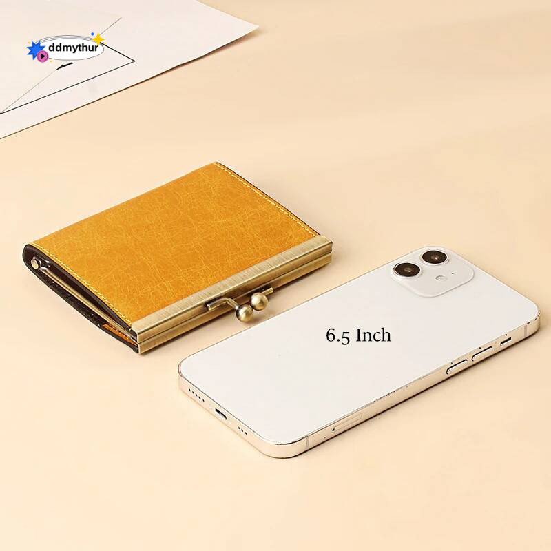 New Women Wallets Fashion Genuine Leather Female Small Purses Short Hasp Wallet Casual Money bag Coin Card Holders Clutch ddmythur