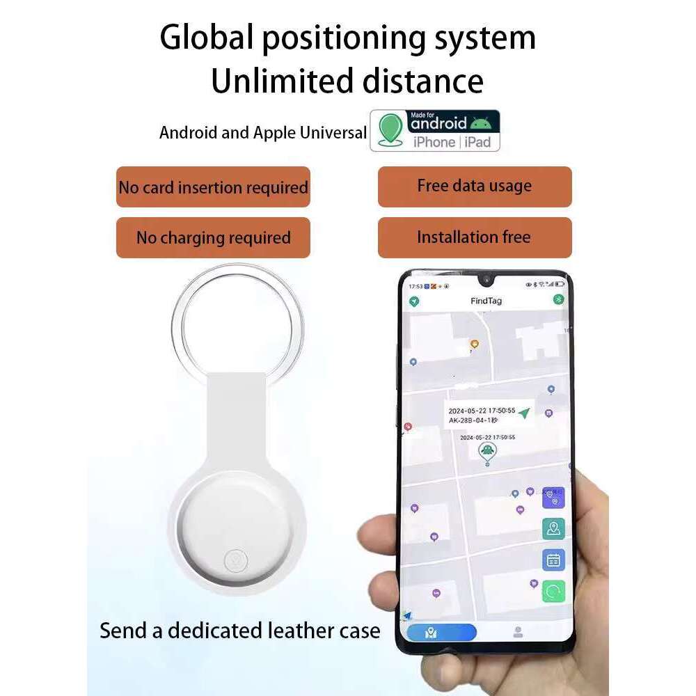 smart mini gps tracker for ios and android historical track query bluetooth antilost device cartoon waterproof strap locator