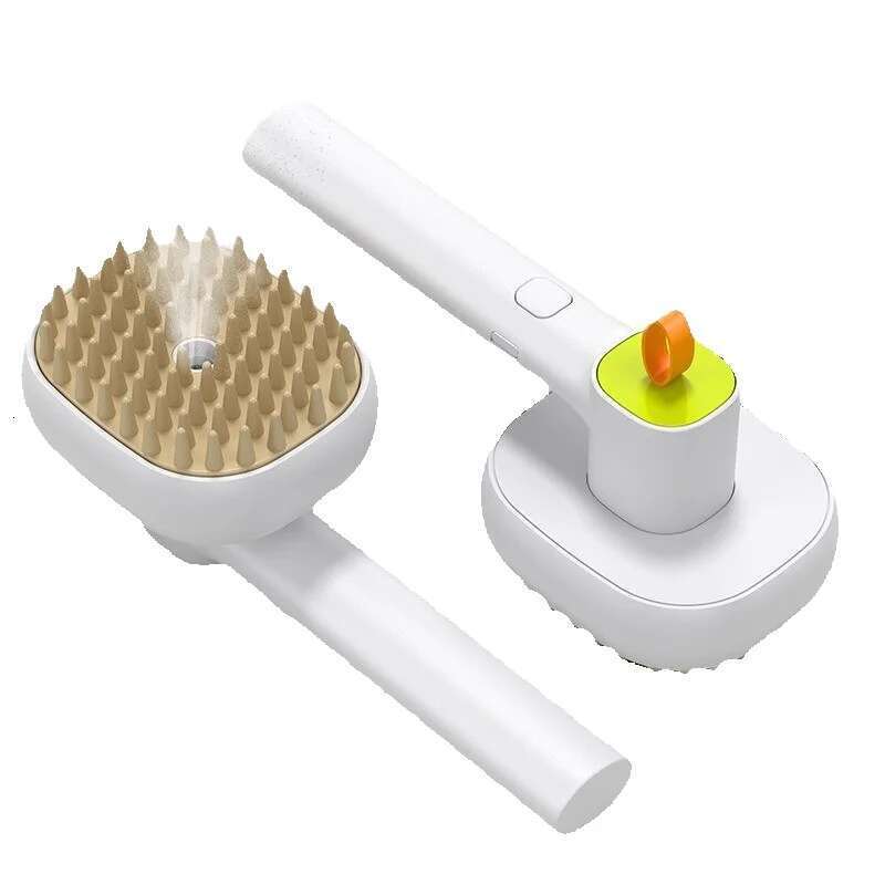 Pet cat and dog soft teeth electric massage spray care steam comb anti floating hair cleaning products