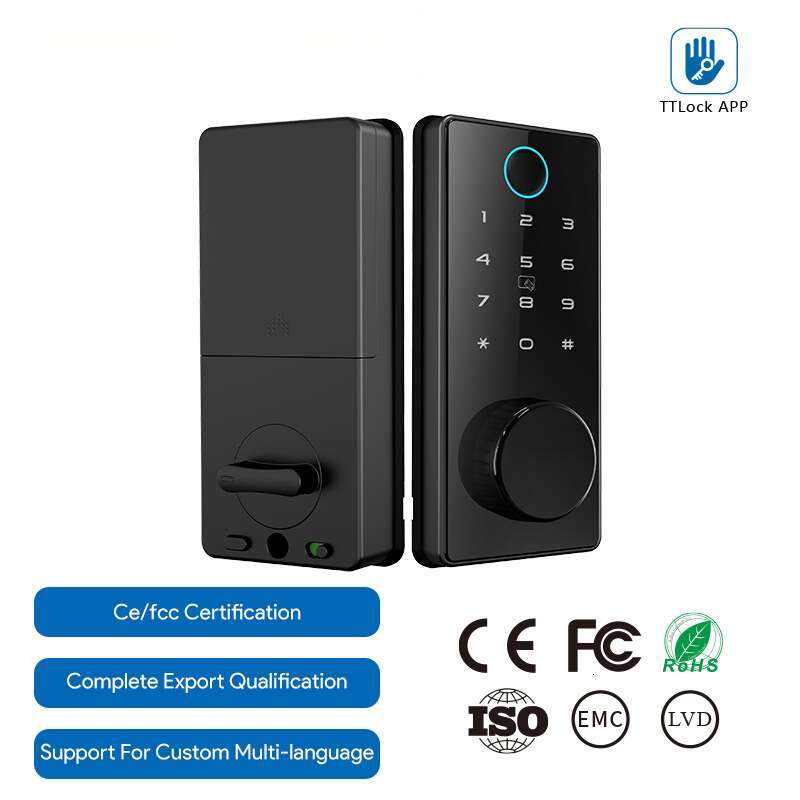 Intelligent dumb fully automatic intelligent door password all lock, wooden door, fingerprint lock