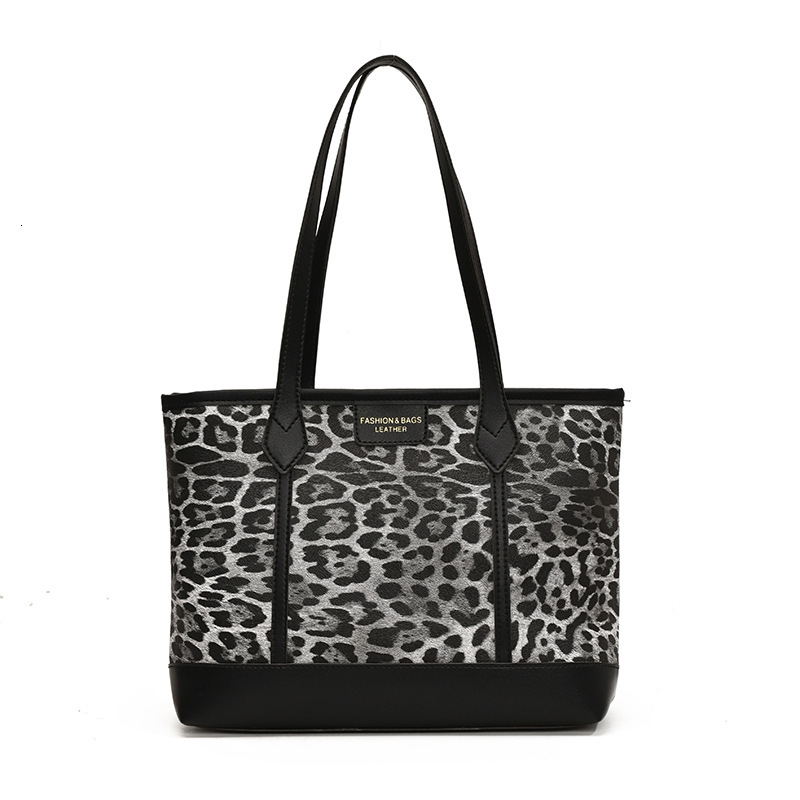Free Delivery Designer Bag Fashion Tote Women's 2025 New Winter Trendy Shoulder Large Capacity Relaxed Leopard Print Armpit Luxury Bag