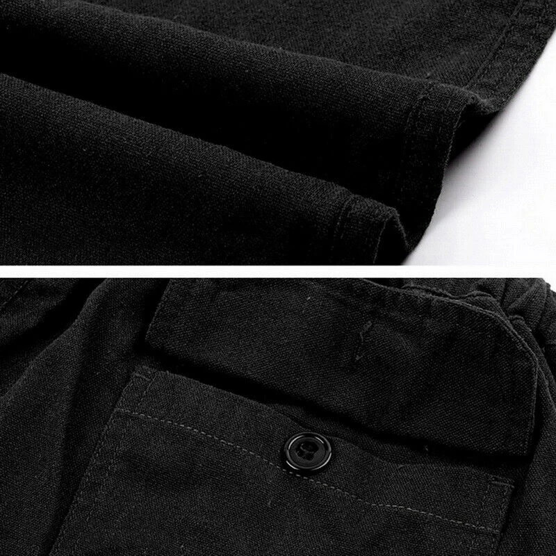 Fashion Mens Linen Wide Pants Korean Trousers Oversize Sports Streetwear Male Spring Yoga Casual Men Clothing Sweatpants 250515