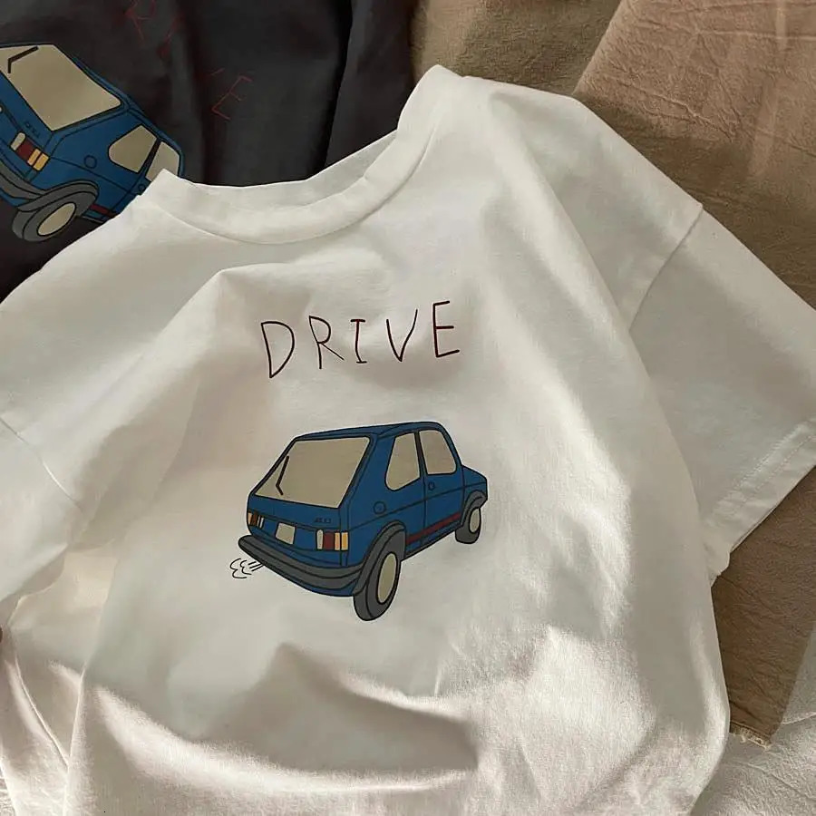 Solid Color Prnted Short Sleeve Tees Summer Clothing Boys Loose Casual O-neck T-shirts Childrens Clothes Baby Boy T Shirts Tops 250515