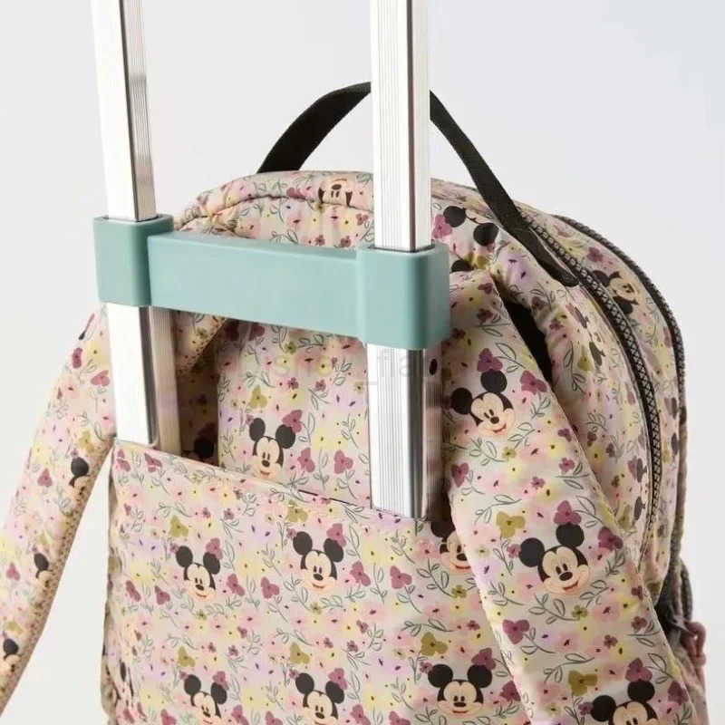 Disney Cartoon Minnie Mickey Mouse Children Lovely Schoolbag Kids Gift Kawaii Backpack Halloween Christmas GiftXJ250515