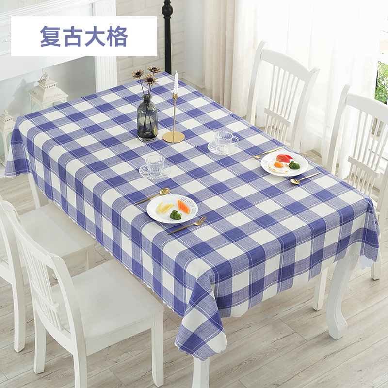 B402 waterproof tablecloth, oil-proof and wash-free new pvc table mat decorative table cloth home internet celebrity ins style coffee table cloth