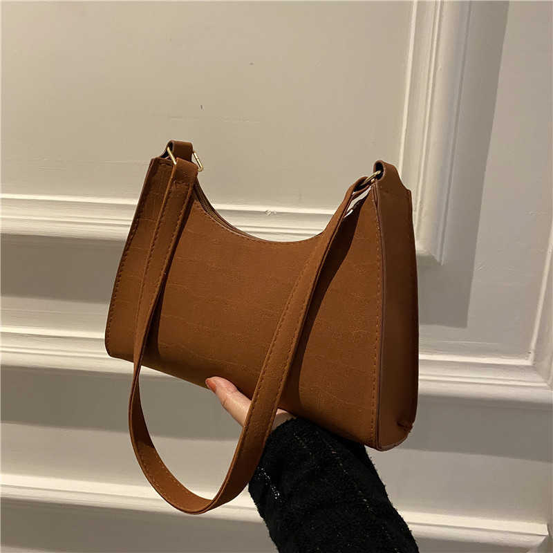 Sensible frosted small square bag for young women Instagram niche underarm bag new commuting single Yingshuo