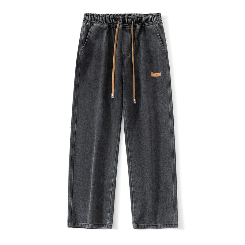 TRAF AllMatch Boys Jeans Summer Fashion Loose Straight Pants Large Size Cargo Wide Leg Mens 250515