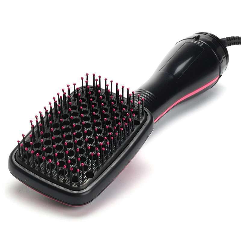 2-in-1 Multifunctional Dryer and Styler Hair Styling Negative Ion Curler Brush for Home,and Salonh