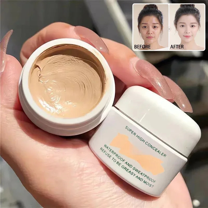 Waterproof Full Coverage Concealer for Tattoos Scars Acne Marks Dark Circles Natural Finish Foundation for All Skin Tones 250512