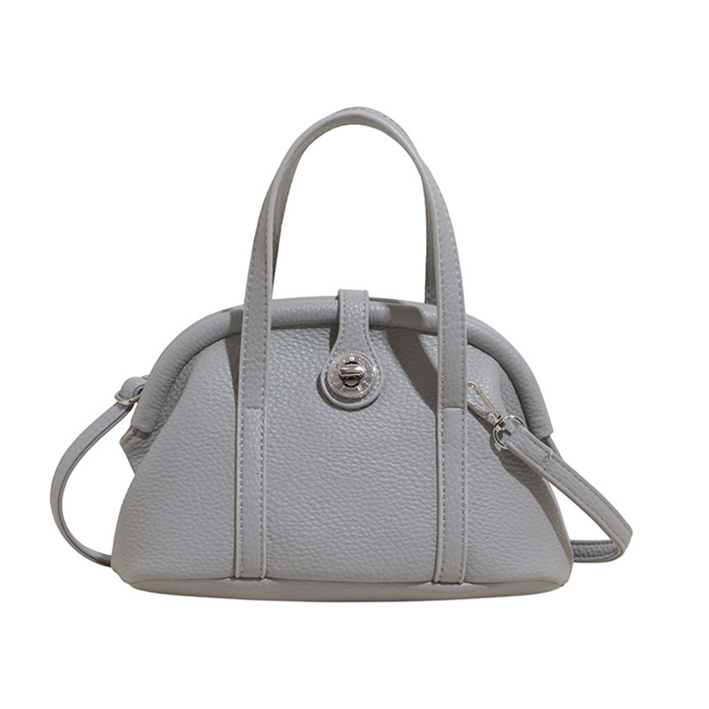2025 New High end Fashion Handheld Shell for Women, Elegant, Light Luxury, Versatile, Casual, Solid Color, Single Shoulder Crossbody Bag