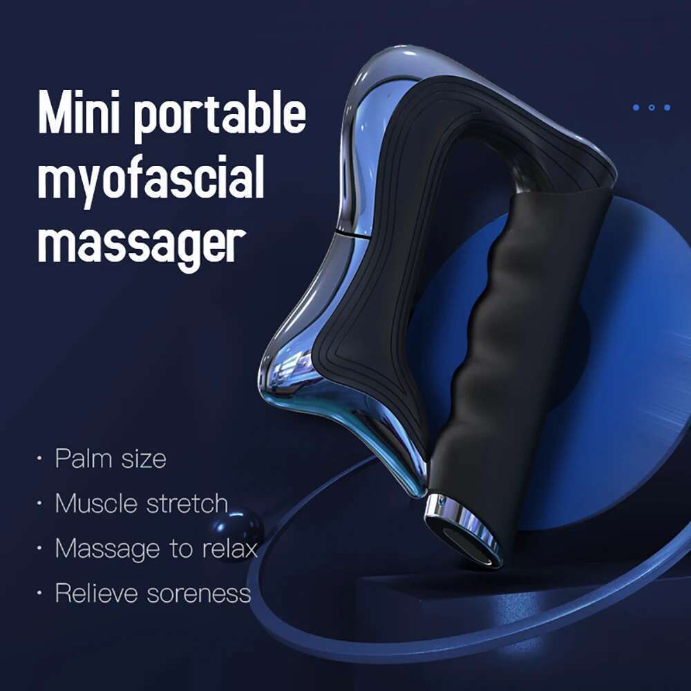 Electric Fascia Massager Scraping Microcurrent Vibration Muscle Relief Relaxation Body Lifting Guasha Massage Knife