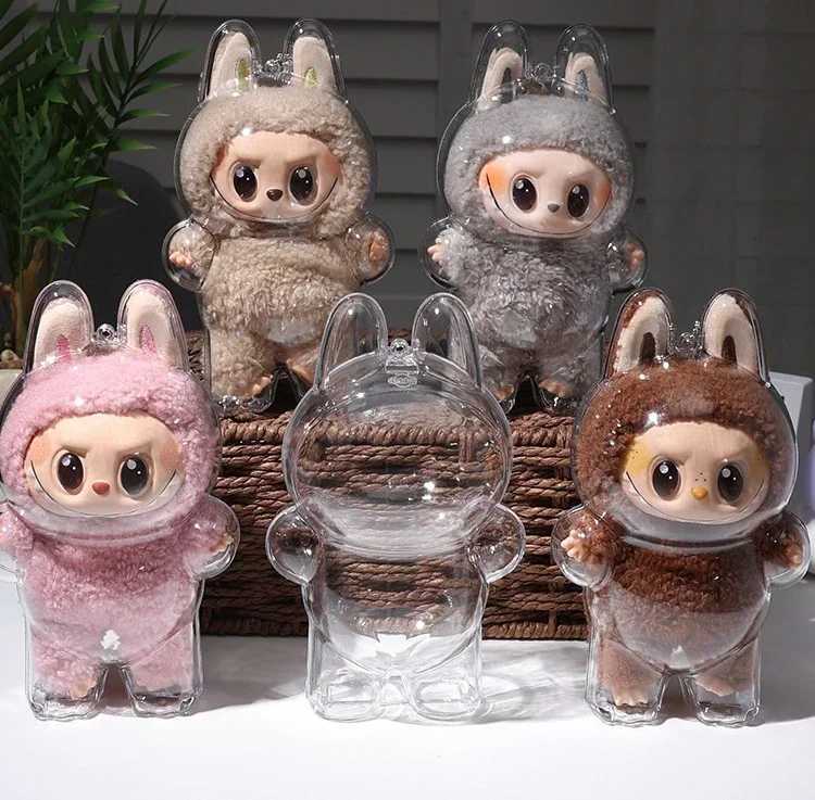 Labs Transparent Protective Stuffed Toys Cover Cute Elf Plushie Display Bag Mini Portable Storage Box Free shipping