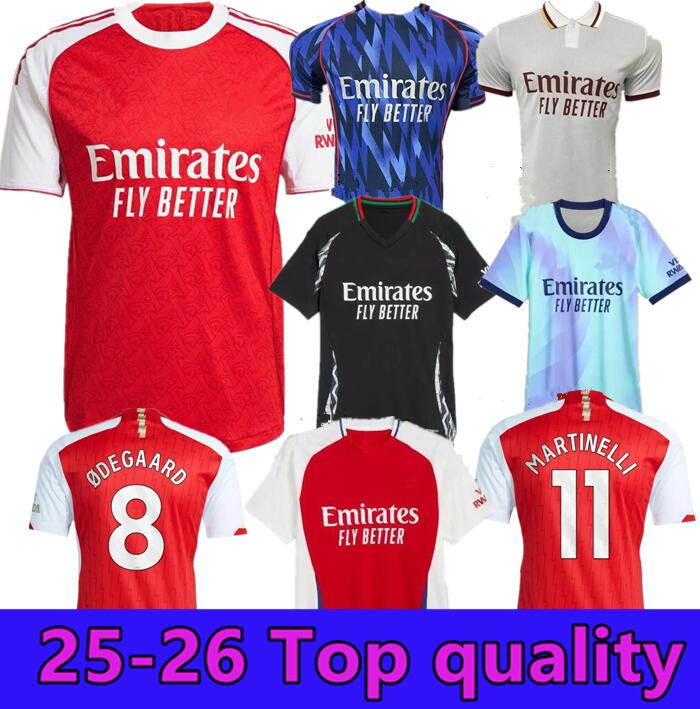 25/26 CALAFIORI soccer jerseys Aries 24 25 26 sterling G.JESUS SAKA MERINO HAVERTZ RICE ODEGAARD MARTINELLI football kits shirt Men Kids