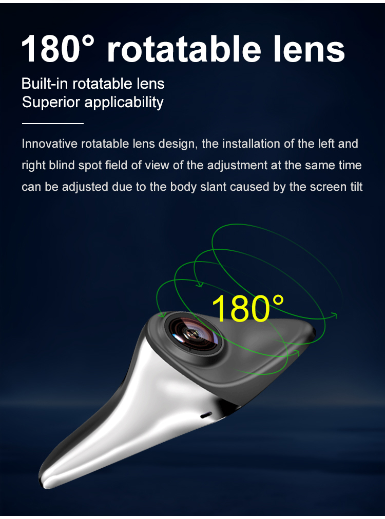 6.25 inch car Blind Spot Camera Surveillance System,HD 1920 * 1080p Touch Screen Display with 1080p Camera, Side View Camera System