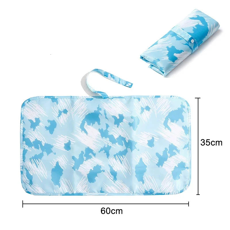 Foldable Baby Diaper Changing Pad Waterproof born Diaper Pad Portable Toddler Changing Table Durable Oxford Baby Diaper Sheet 250515