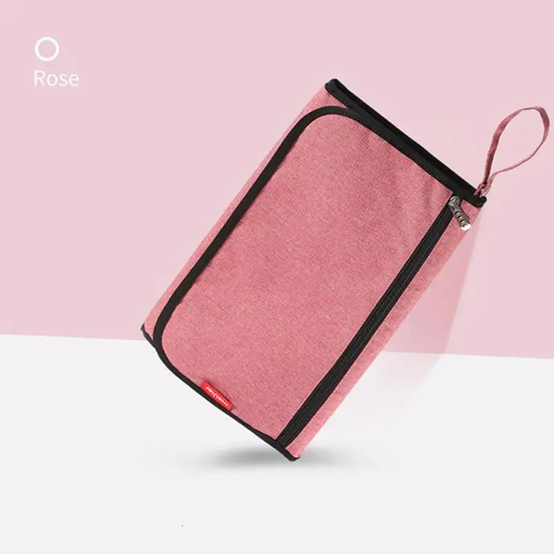 Diaper Changer Travel Bag Waterproof Folding Diaper Organizer Bag Lightweight Changing Mat For Parks Shopping Malls Restaurants 250515