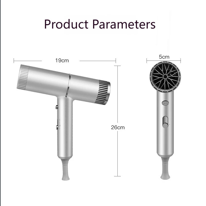 Quick-Drying Professional Hair Dryer For Xiaomi Style High Wind Power Low Noise Negative Ion Blue Light Hair Care Home Use 250513