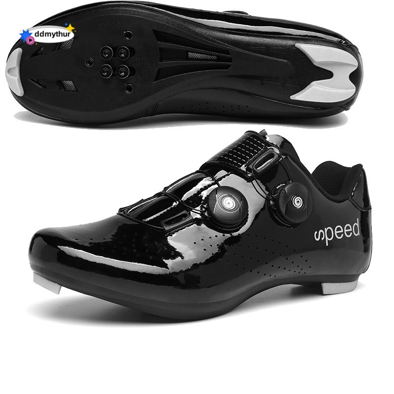 Professional locking men's and women's road assistance shoes, fitness spinning cycling shoes ddmythur