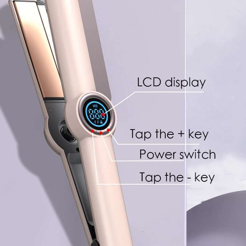 Ceramic straightener, professional salon straightener and curling iron, negative ion hair care & infrared, gifts