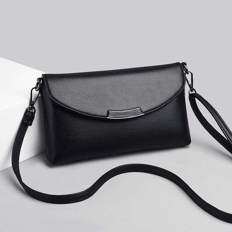 Genuine soft leather for women 2025 new versatile middle-aged mother bag single shoulder diagonal cross women's bag