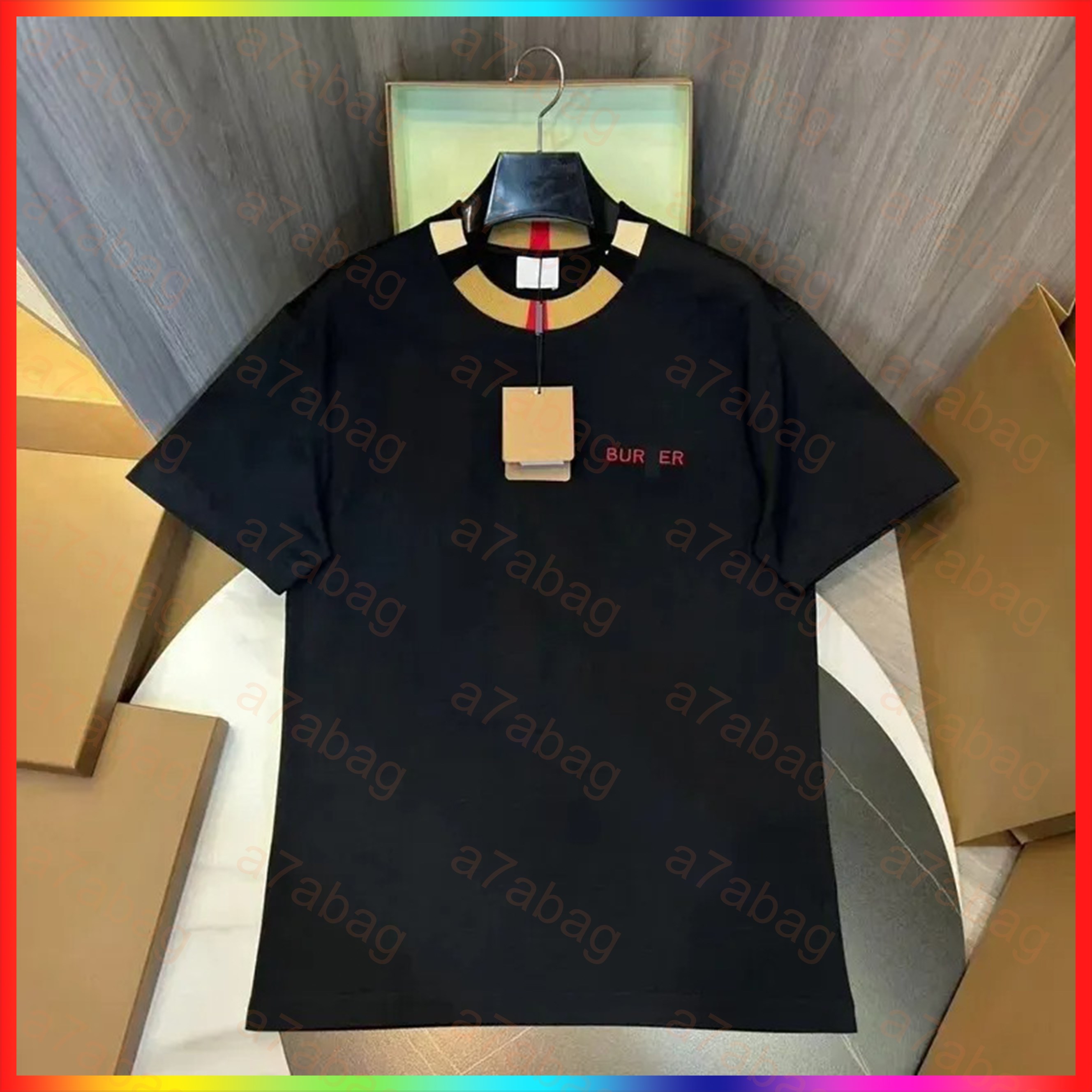 Designer T Shirts Men's T-shirt Monogram Embroidery Luxury Cotton Anti Wrinkle Breathable Soft Summer Fashion Casual Street Style