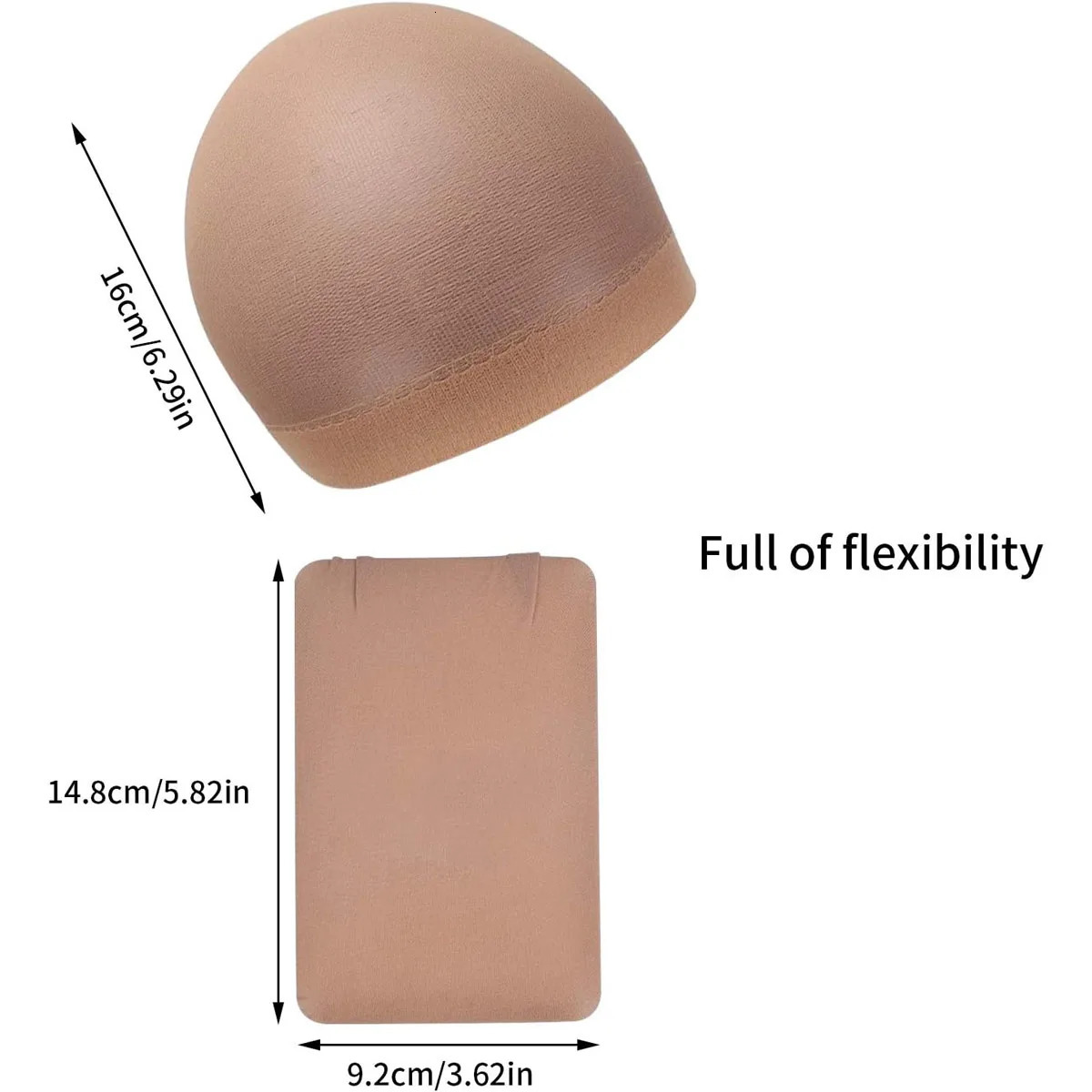 1Pack Nylon Wig Making Cap Mesh Stocking Wig Cap Invisible Hair Nets For Hair Wigs Brown Black Salon Hairnet Wig Caps For Women 250513