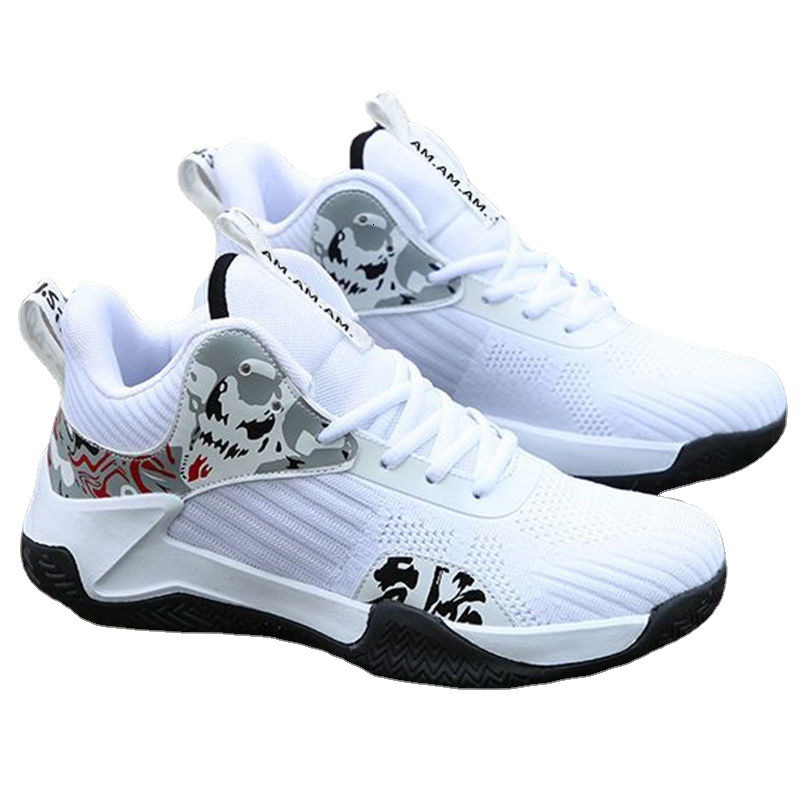 Men's sports 2025 spring new style men's fashion trendy bean shoes, lightweight and comfortable flat casual basketball shoes