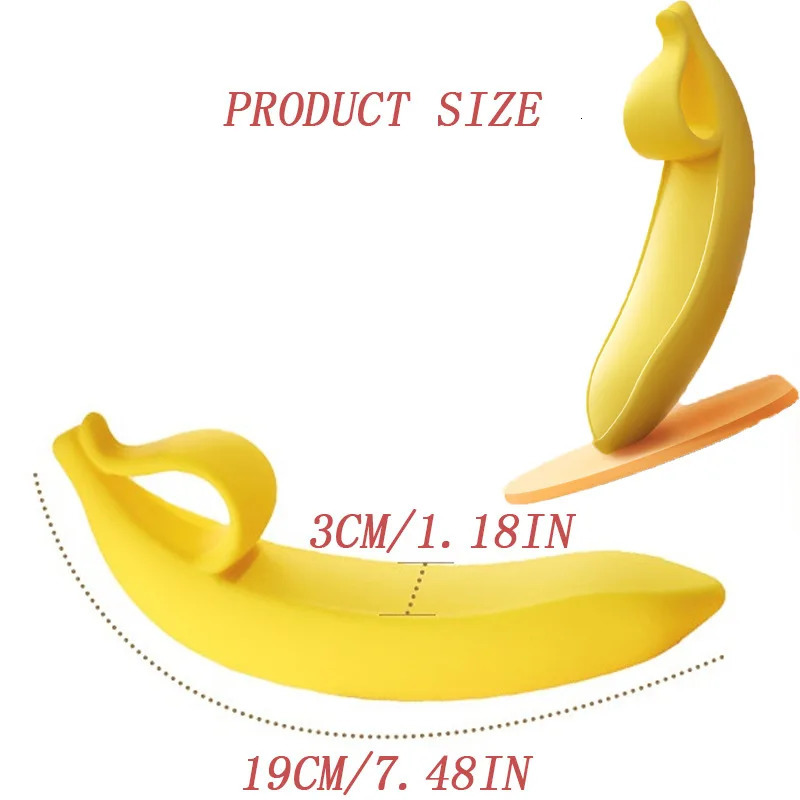 Female Silicone Banana Simulation Dildo Adult Masturbation Massage Tool Sexual Health Toy for Women 250515