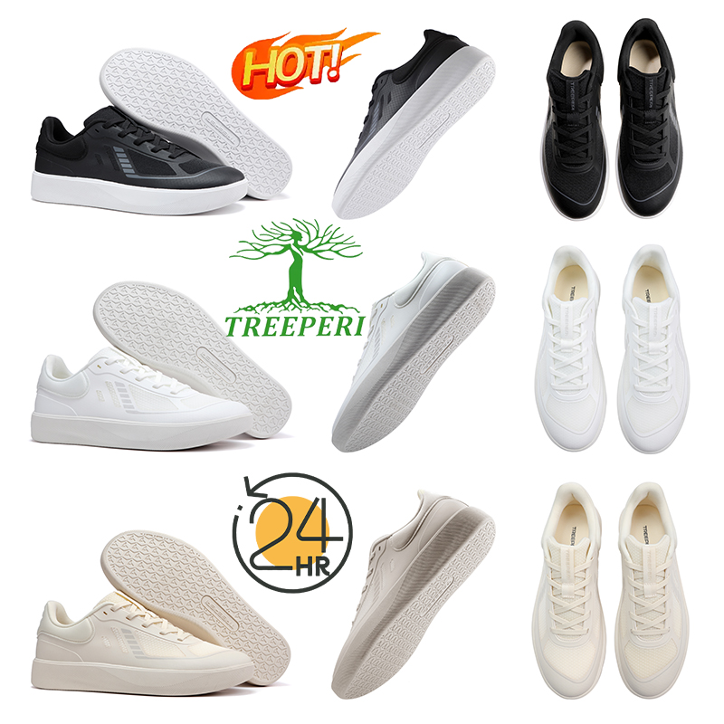 Free Shipping designer mens shoes T95 Flat sneakers Treeperi casual low-top Classic triple white Black Luxury mens womens trainers Breathable Outdoor 
