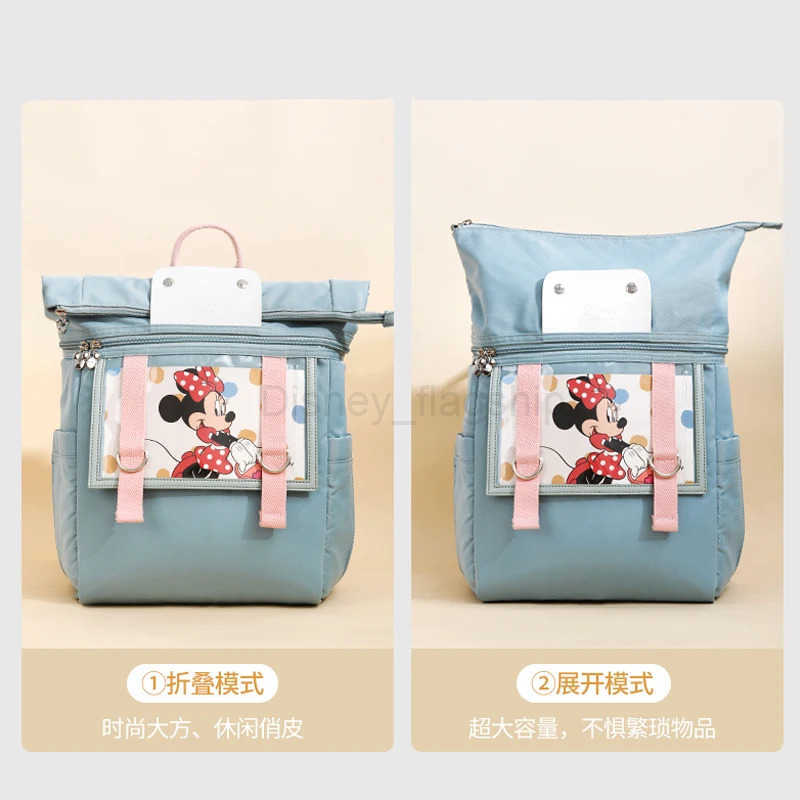 Disney Baby Diaper Bag Backpack Mother Maternity Travel Stroller Nappy Backpack Large Capacity Mummy Nursing Bag For Baby CareXJ250515