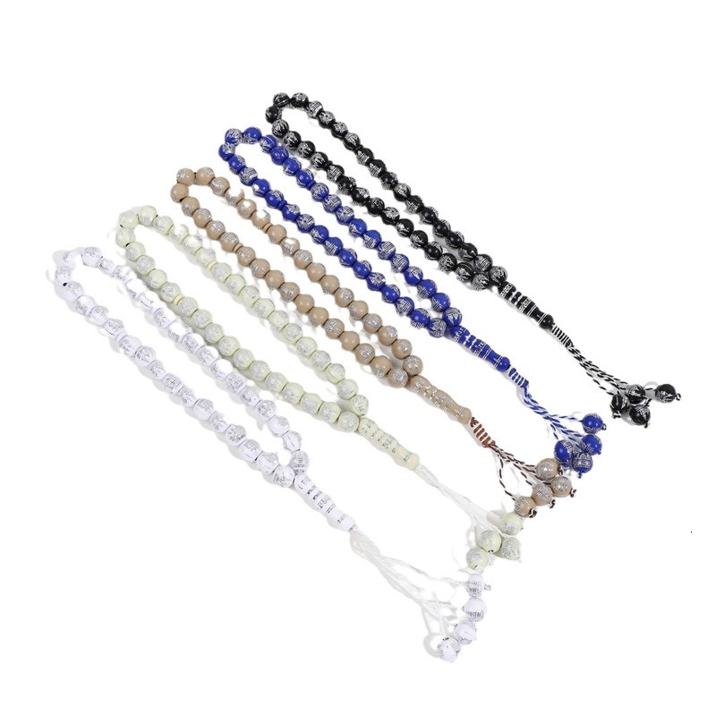 33 classic acrylic prayer Muslim praise beads, Hui Arabic prayer, Tasbih bracelet