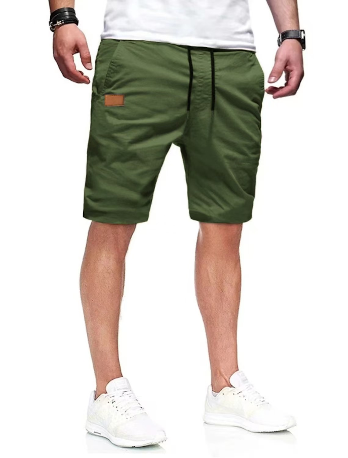 Men's Summer Loose Straight Leg Cotton Utility Shorts
