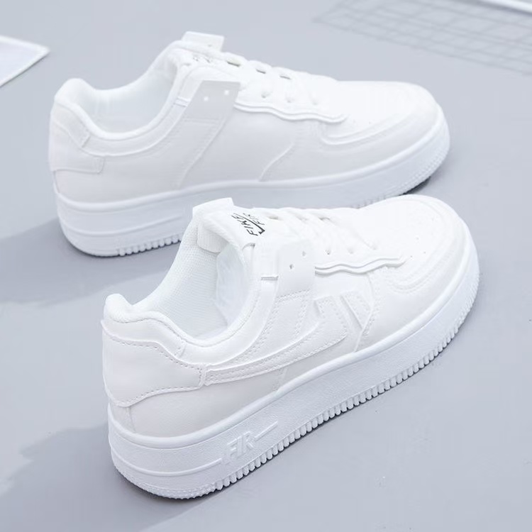 Women Chunky Platform Fashion Autumn Breathable Comfort Tennis Feminino Sport Shoes Blue women Sneakers Pink Round Headed White Shoes