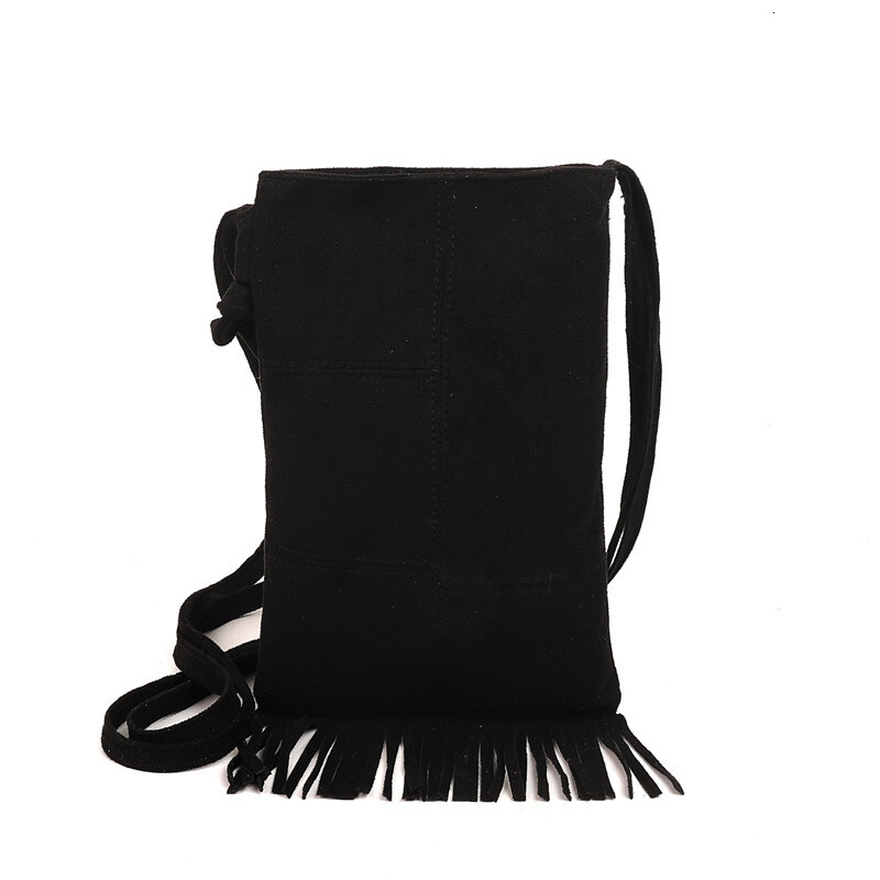 Free Delivery Designer Bag 2025 Suede Niche Design New Women's Bohemian Style American Tassel Frosted Crossbody Luxury Bag